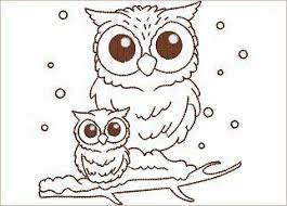 Use my baby owl coloring page to keep your preschoolers entertained while you read stories during story time for kids. Mom And Baby Owl Coloring Pages Owls Drawing Pyrography Patterns