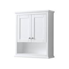 And everybody in your family members will love this item. Wyndham Collection Avery 25 In W Bathroom Storage Wall Cabinet In White Wcv2323wcwh The Home Depot