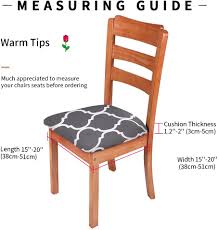 4.3 out of 5 stars. Gute Stretch Dining Chair Covers Removable Washable Chair Seat Covers For Dining Room Cushion Protectors Chair Slipcovers Green Leaf Pattern 4pcs Home Accessories Home Kitchen Anantcomputing In