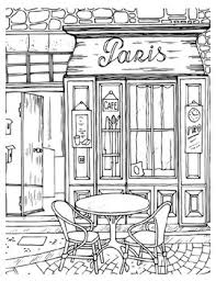 Free download 37 best quality paris france coloring pages at getdrawings. Free Coloring Sheets Paris Cafe By The Harstad Collection Tpt