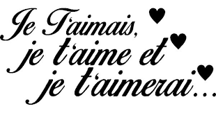 Dans les moindres recoins de l'espace et mes doigts pris sur tes poignets. Sticker Je T Aimais Je T Aime Et Je T Aimerai Je T Aime Citation Je T Aime Comme Je T Aime