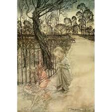 Peter Pan In Kensington Gardens 1912 Peter The Fairies Canvas Art Arthur Rackham 24 X 36 Arthur Rackham Fairytale Art Illustration