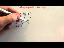 Solving Inequalities With Two Signs Corbettmaths Youtube
