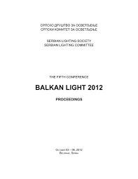 We would like to show you a description here but the site won't allow us. Balkan Light 2012 Proceedings