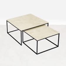 If you're looking for coffee tables for sale online, wayfair has several options sure to satisfy the pickiest shopper. Square Marble Coffee Table Set Crema Marfil Beige Aime Te