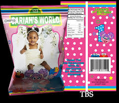 If you want to make your own personalized nutrition fact label you can watch this video tutorial Abby Cadabby Party Favor Chip Bags The Brat Shack Ny