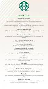 Starbucks Connaissez Vous Leur Carte Secrete Menu Secret Starbucks Recettes De Boissons Recettes Starbucks