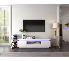 2 / vitrines murales : Meuble Tv Led Lucie Blanc Meuble Tv But