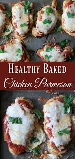 Baked Chicken Parmesan With Video Recipe Healthy Baked Chicken Chicken Parmesan Recipes Healthy Recipes