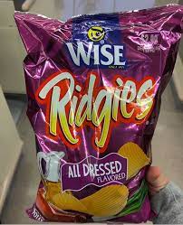 Wise All Dressed Flavored Ridges Potato Chips Chips Potato Chips Snacks