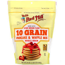 The first one is this all purpose flour and it does not contain xanthan or guar gum. Bob S Red Mill 10 Grain Pancake Waffle Mix Whole Grain 24 Oz 680 G Iherb