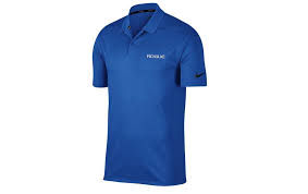 Nike Dri Fit Polo - Mens - Blue Shown On A White Background Unisex Polo Shirt Mens Shirts Nike Dri Fit