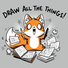 Draw All The Things Funny Cute Nerdy Shirts Cute Fox Drawing Cute Animal Quotes Cute Drawings