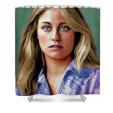 Cybill Shepherd illustration -b1 Shower Curtain by Movie World Posters