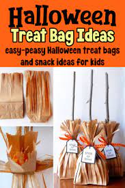 Easy Classroom Halloween Treats Snacks Treat Bags For Kids In 2021 Halloween Treats Halloween Treat Bags Diy Kindergarten Halloween Party