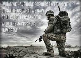  Selflessness Military Quotes Marine Corps Quotes Sacrifice Quotes