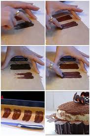 Tiramisu Decoration In The Process Of Making By Milena Via Flickr Cake Decorating Tips Chocolate Garnishes Cake Decorating Designs