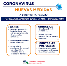 La generalitat valenciana anunciaba este miércoles que entraban en vigor las nuevas medidas contra el coronavirus previstas para navidad. Covid 19 Nuevas Medidas Gobierno De Avellaneda