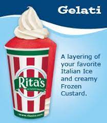 Rita S Gelati Swedish Fish Water Ice With Vanilla Custard Ritas Fun Desserts Summer Treats