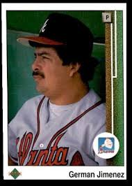 1989 Upper Deck German Jimenez Rookie Atlanta Braves #113