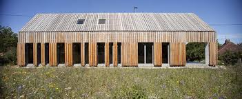 Maison Ossature Bois Et Bardage Douglas Par Coco Architecture Maison Ossature Bois Maison Bois Architecte Bordeaux