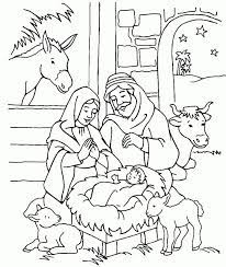 The first of the printable pages depict the baby jesus born in a stable in bethlehem. Jesus Coloring Pages