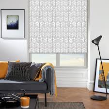 Roman shades are specifically suitable for living rooms that have small windows. Living Room Contemporary Vertical Blinds Novocom Top