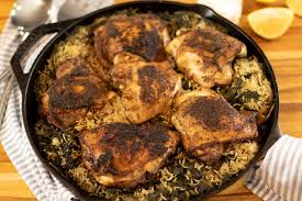 Bake covered for 1 hour then bake uncovered 15 minutes until my whole family will eat this meal, which pretty rare! One Pan Spinach Rice With Chicken Greek Spanakorizo With Chicken Dimitras Dishes