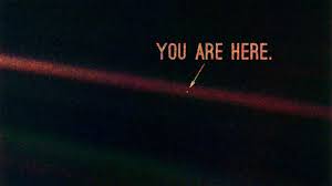 Image result for the pale blue dot picture"