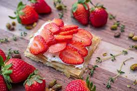 It reminds me of a fruit salad that my mother used to make with cream cheese and whipped topping. Strawberry Tart Phyllo Dough Desserts Couple In The Kitchen