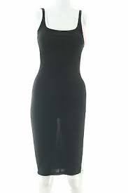 Tubino nero zara primavera estate 2014. Zara Trafaluc Tubino Nero Motivo A Righe Stile Casual Donna Taglia It 40 Abito Ebay