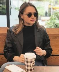 Pin By Turkish Series Actors And Ac On Miray Daner Bomber Jacket Fashion Turkish Actors