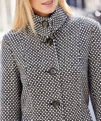 Le long manteau vous sera de grande utilité pour les froides et sèches journées d'hiver. Manteau Jacquard 17 Laine Damart Manteau Femme Damart Iziva Com