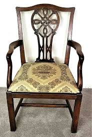 Late 18th Century Irish Chippendale Carved Mahogany Celtic Knot Armchair Carving Mahogany Armchair