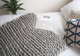 Doing so will allow you to create a beautiful, aesthetically pleasing braid spanning throughout the blanket. How To Make A Chunky Knit Blanket The Budget Decorator