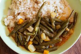 Grune Bohnen In Tomatensauce Zeytinyagli Yesil Fasulye Tomaten Sauce Turkische Gerichte Tomatensauce