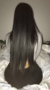 Nnzes long wavy wig with bangs 28 inches black color wigs for women silky full heat resistant synthetic hair for daily wear. Black Silky Hair Silky Hair Hair Styles Straight Black Hair