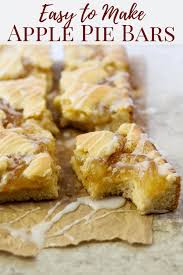 Easy Apple Pie Bars Recipe Pie Bar Recipes Apple Pie Bars Recipe Apple Pie Bars