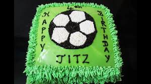 Cake football birthday cakes themed yaya toure decorations happy manchester yeovil decoration says barcelona send wishes club walk themes town. How To Make Football Themed Fresh Cream Cake Soccer Ball Cake Tutorial Football Cake Step By Step Youtube