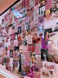 See more wild photos from kylie jenner's paper magazine shoot. Pink Photo Collage Wall Wall Collage Girl Bedroom Decor Cute Bedroom Decor