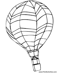 Hot air balloon drawing template rld balloon_download templatejpg. Hot Air Balloon Coloring Pages Free Printable Coloring Home