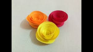See more ideas about paper flowers, flower crafts, diy flowers. How To Make Small Rose Paper Flower Easy Origami Flowers For Beginners Making Diy Paper Crafts Youtube