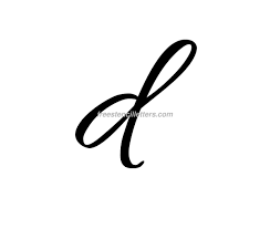 Your student can practice the letter d in this cursive worksheet. The Letter D In Cursive Letter