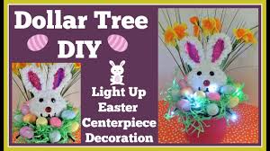 Looking for the easter bunny? Easter Decoration Lights Up Dollar Tree Diy Easy Youtube