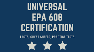The environmental protection agency (epa) now just moved to north carolina.trying to find out about licensing for hvac/r repairs only,no installs,light com and residential.epa certifided for over 30 epa universal certification is just to know how to manage refrigerants, the three rrr, recover. Epa 608 Refrigerant Certification Trade Masters Online