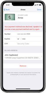 The latest trick to create new apple id on your iphone, ipad and ipod touch without a credit card. If Your Payment Method Is Declined In The App Store Or Itunes Store Apple Support