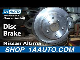 how to replace rear brakes 02 18 nissan altima 1a auto