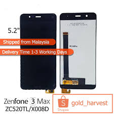 اعتمدت asus في جهازها asus zenfone 3 max zc553kl نظام التشغيل اندرويد 6.0.1 marshmallow, يمكن تحديثه إلى 7.1.1 nougat وكاميرا رئيسية دقة 16 ميجابيكسل وكاميرا سيلفي دقة 8 ميجابيكسل. Asus Zenfone 3 Max 5 2 Zc520tl X008d Lcd Display Touch Screen Digitizer Shopee Malaysia
