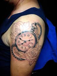 Rose is also known as the king/queen of flowers and the epitome of. Rose And Clock Tattoos Rose Tattoo Hd