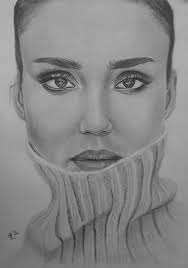 Graphite and colored pencil artwork share